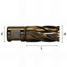 Hepyc - Fraise métal à trou électromagnétique hssco d. 40 x lu. 30 x di. 19 mm q. Weldon d. 19 mm