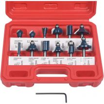 Fraises Defonceuse, 12 pcs Fraises à Rainurer Droites, Fraise de Rainure Set Cutter en Bois de Coupe Outil de Travail du Bois(Botier en Plastique)-