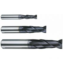 Fraises à deux dents pour clavettes en carbure standard 12 mm arbre 12 mm Vertex VE122-12.0