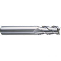 Fraise universelle à 3 dents en carbure spirale à 45° pour aluminium queue 8 mm longueur de coupe 20 mm dia. 7 mm Vertex VE133-7.0