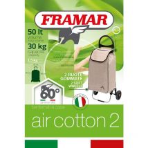 Air cotton 2 - Carrello portaspesa 2 ruote in cotone ecologico - Framar