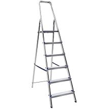 Framar - Scala Alluminio 6 Gradini Piuma Portata 100kg Leggera E Sicura