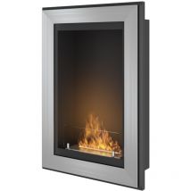 Frame 550 SimpleFire Einbau-Bioethanolkamin aus Edelstahl mit Glas