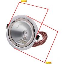 Douille Hotte + lampe halogene 20W G4 12V - Francia