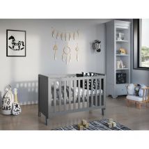 Love For Sleep - Francis Cot Bed 120x60cm (Grey) - Grey