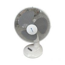 Franelec - Ventilateur de table blanc ø 300mm oscillant 45W H.500mm 230V VDT-30BO
