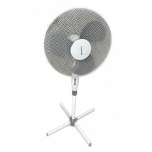 Franelec - Ventilateur sur pied blanc ø 400mm oscillant 45W Hauteur 730mm