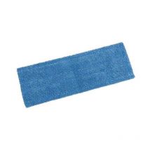 Lamatex - Frange microfibre bleue 50 cm microfibres bleue ,poches + languettes - lam 80950