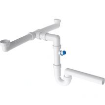 Accessoires - Siphon d'économie d'espace, blanc 112.0167.983 - Franke