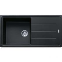 Franke - Basis bfg 611-97 Fregadero 97x50 cm con escurridor reversible, Fragranit +, Onyx (BFG611-97ON)