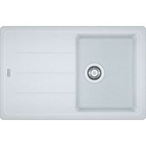 Franke - Basis - Évier en fragranit bfg 611-78, 78x50 cm, blanc artic 114.0285.168
