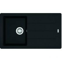 Franke - Basis - Fragranit Küchenspüle bfg 611-86, 86x50 cm, schwarz matt 114.0661.512