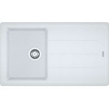 Franke - Basis - Fragranit Spülbecken bfg 611-86, 86x50 cm, weiß Eis 114.0494.912