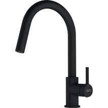 Franke - Lina - Kitchen mixer 215x360mm, Pull-out spray, Spout rotation 150, Fragranit, Black matt (115.0626.053)