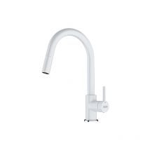 Franke - 115.0626.081 lina pull-out robinet de cuisine, blanc polaire, small