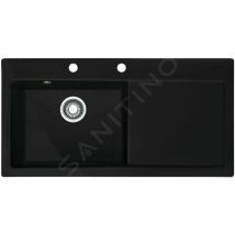 Franke - Mythos - Évier en céramique mtk 611-100 / 2, 1000x510 mm, Anthrazit matt 124.0380.248