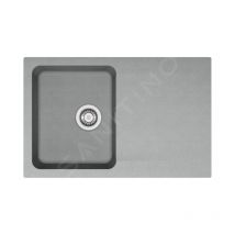 Franke - Orion - Évier en tectonite oid 611-78, 780 x 500 mm, gris 114.0395.184