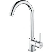 Pola gooseneck kitchen mixer chrome finish (polacr) - Franke