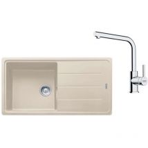 Franke - Sets - Küchenset G264SA, Fragranitspüle bfg 611 und Armatur fs 3230.031, Sahara/Chrom 114.0700.742