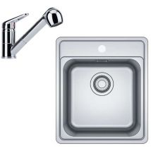 Franke - Sets - Küchenset N89, Edelstahlspüle bcx 610-42 und Armatur fc 9547.031, Chrom 101.0700.672