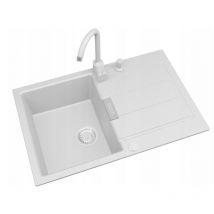 Granitan - franke sink S2D 2.0 611-78 white mixer robinet dispenser