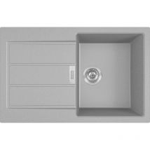 Sirius 2.0 - Lavello in tectonite S2D 611-78, 78x50 cm, grigio 143.0613.585 - Franke