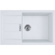 Sirius 2.0 - Lavello in tectonite S2D 611-78 xl 78x50 cm, bianco 143.0617.615 - Franke