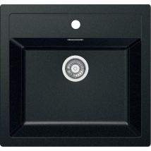 Franke - Sirius - Tectonite Spülbecken sid 610, 56x53 cm, schwarz 114.0264.011
