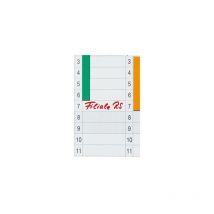 Datumstreifen 19,1 x 69,5 cm (b x h) 1-31 JK1203 weiß 12 St./Pack.