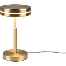 Lampe de table moderne à disque Led Franklin Brass Trio Lighting