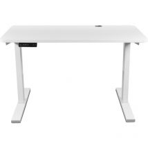 Frankystar - Stand Up Desk bureau électrique avec technologie à double moteur, étagère stable avec réglage numérique. Bureau mobile pour les