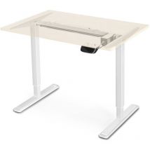 Frankystar - Stand Up Desk bureau électrique avec technologie à double moteur, avec réglage numérique. Bureau mobile pour les ordinateurs portables