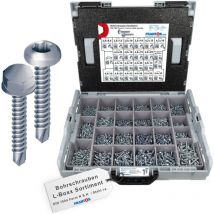 Frantos L-boxx 3200 Tlg. Bohrschrauben Din 7504 Sortiment (stahl Verzinkt)