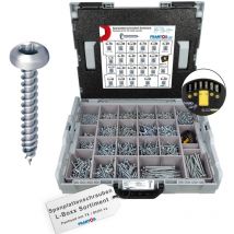 Frantos L-boxx 2345 Tlg. Spanplattenschrauben Panhead Sortiment (stahl Verzinkt)