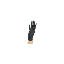 Guantes de nitrilo desechables safe light negro talla 8 (m)