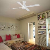 Fraser led Ventilatore da soffitto bianco 33756