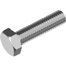 Reidl din 933 Sechskantschraube mit Gewinde bis Kopf m 16 x 55 A2 blank