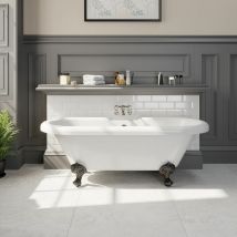 Park Lane - Freestanding 1500mm Traditional Roll Top Bath Tub Bathroom Ball Feet Acrylic