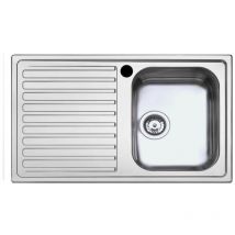 Samet - Fregadero con una cubeta y escurridor izquierdo 86x50 cm SAXT331A