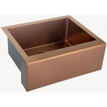 Fregadero de cocina 600 mm - Cobre cepillado - Sugi