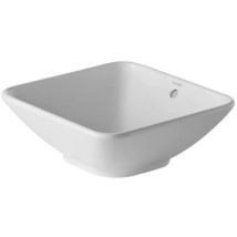 Duravit - Bacino lavabo sobre encimera, sin agujero para grifo, con