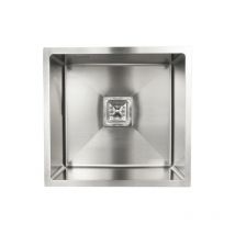 Esmebra - Fregadero de un seno en inox Grecia 20 cm(alto) 44 cm(ancho) 49 cm(largo)
