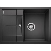 Fregadero metra 45 s Compact PuraDur en Silgranit, reversible 68x50cm, Antracita - Blanco