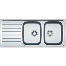 Franke - Fregadero empotrado 80cm automático acero inoxidable con sifón - skx621