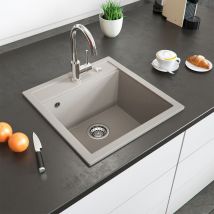 Bergstroem - Fregadero Tesa, Beige, 49 x 51 cm, Bergström