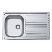 Samet - Fregadero encastrado con escurridor derecho 86x50 cm