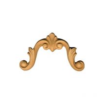 Fregio Mobili Pasta Di Legno Grezzo 97X60H Mm Decoro Restauri Decorazione Arte 034045
