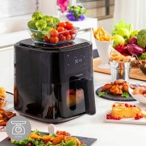 Innovagoods - Freidora de Aire con Báscula Fryinn Balance 5000 Negro 1500 w 5 l Acero Inoxidable