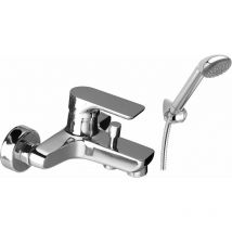 Freiliegender Bademischer mit Duschset Raf T2 T2-57 Chrom