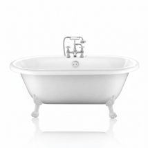 Rogier&mothes - Freistehende Badewanne chelsea Löwenfüße weiss 154